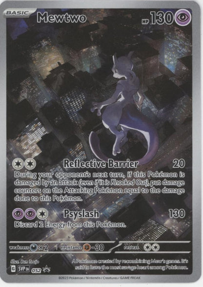 Pokemon: Mewtwo - 052 - SV: Scarlet & Violet Promo Cards - Near Mint Pokemon: Mewtwo - 052 - SV: Scarlet & Violet Promo Cards - Near Mint