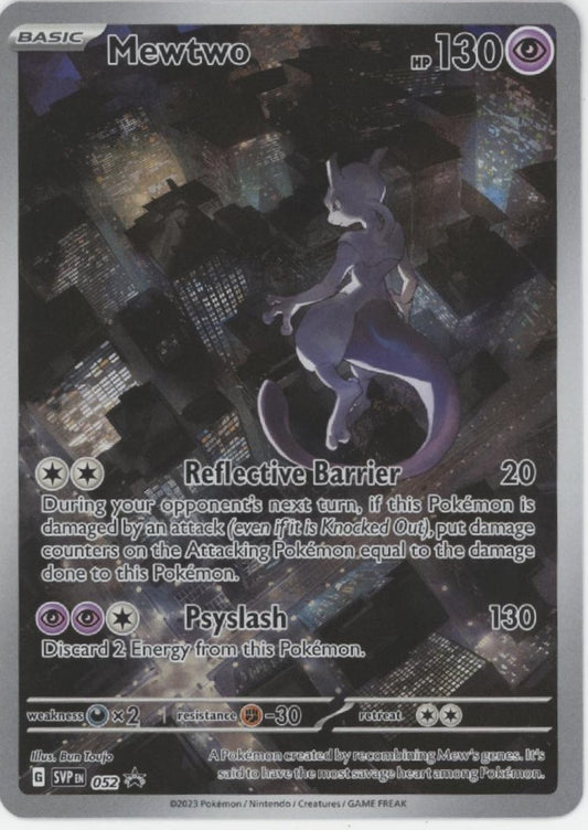 Mewtwo Pokemon Scarlet & Violet Promo #052