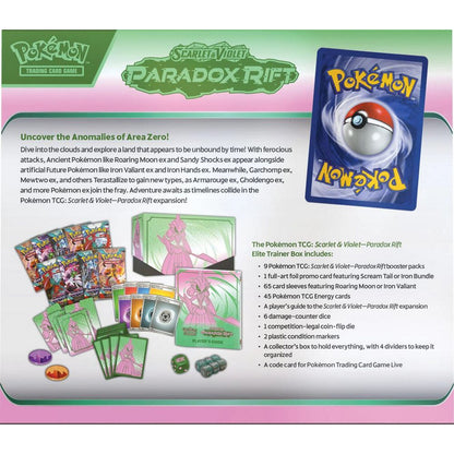 Pokemon: Scarlet & Violet Paradox Rift Elite Trainer Box [Iron Valiant]