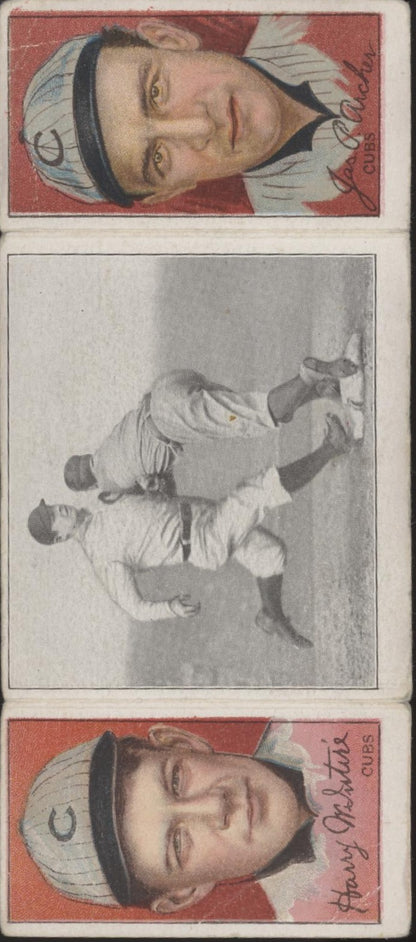 James Archer Harry McIntire 1912 Hassan Triple Fold Chance Beats Out a Hit PR