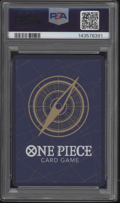 Monkey D Luffy One Piece Card Game OP11 Manga Alternate Art #118 PSA 9