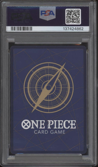 Shanks One Piece Card Game OP13 3rd Anniversary Gold #004 PSA 10 #1