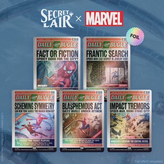 Magic the Gathering: Secret Lair x Marvel - Spider-Man: Daily Bugle Breaking News [Rainbow Foil Edition]