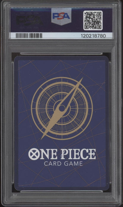 Monkey D Luffy One Piece Card Game OP08 Treasure Rare #109 PSA 10 #1