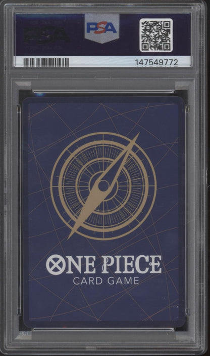 Shanks One Piece Card Game OP11 Special Alternate Art #004 PSA 10