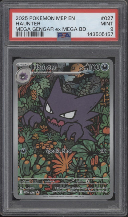 Haunter Pokemon Mega Evolution Mega Gengar ex Mega Battle Deck #027 PSA 9 #1