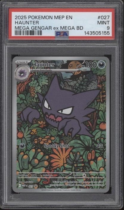 Haunter Pokemon Mega Evolution Mega Gengar ex Mega Battle Deck #027 PSA 9 #3