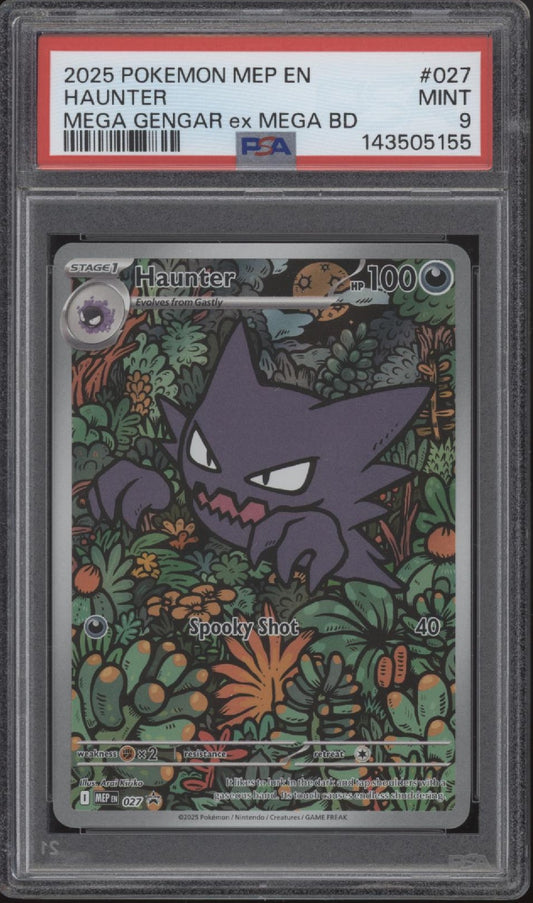 Haunter Pokemon Mega Evolution Mega Gengar ex Mega Battle Deck #027 PSA 9 #3