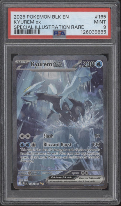 Kyurem ex Pokemon Black Bolt Special Illustration Rare #165 PSA 9 #2