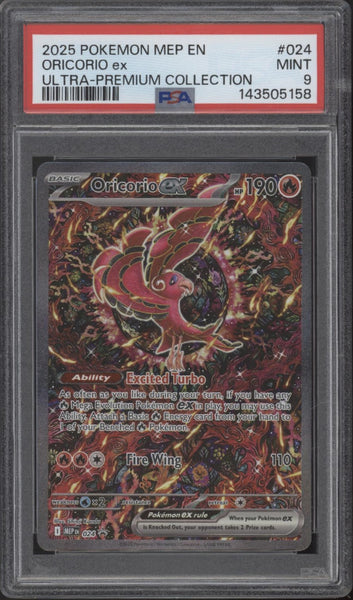 oricorio pokemon card value Oricorio ex Pokemon Mega Evolution Ultra Premium Collection #024 PSA 9 #2