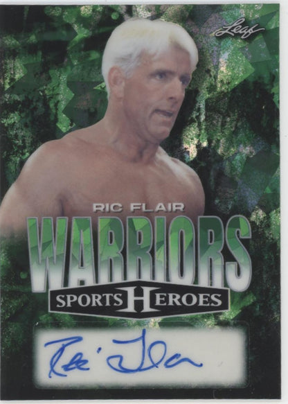 Ric Flair 2025 Leaf Sports Heroes Warriors Auto 4/9 #W-RF1