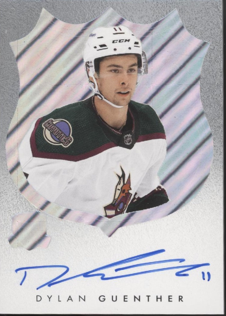 Dylan Guenther 2022-23 Upper Deck The Cup Logomarks Auto #LM-GR