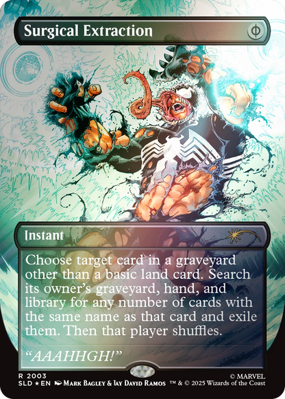 Magic the Gathering: Secret Lair x Marvel - Spider-Man: Venom Unleashed (Colors) [Rainbow Foil]