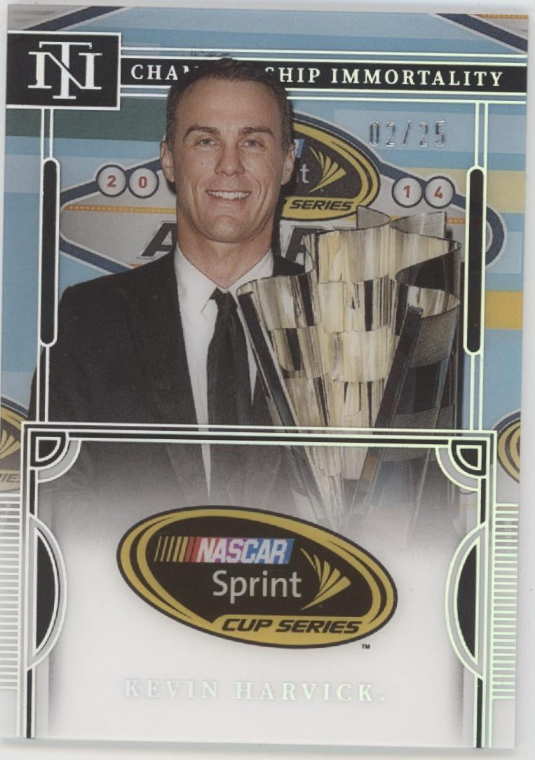 Kevin Harvick 2023 Panini National Treasures Championship Immortality 02/25