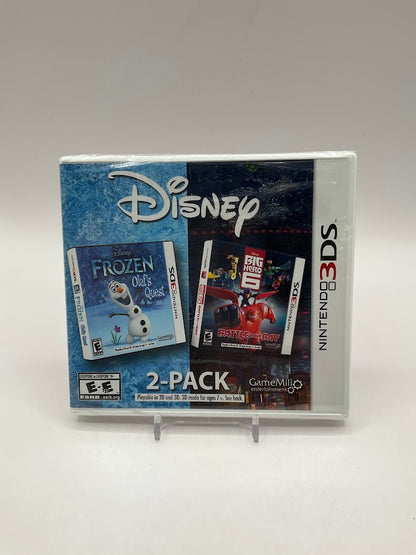 Frozen & Big Hero 6 Disney 2 Pack Nintendo 3DS Sealed