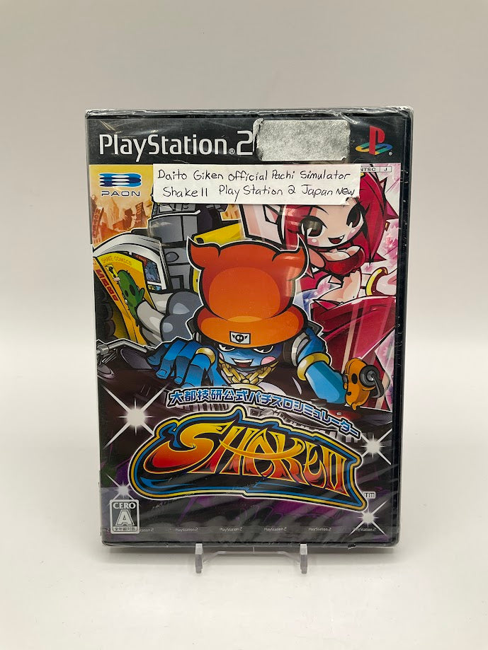 Daito Giken Koushiki Pachi-Slot Simulator: Shake II JP Playstation 2 Sealed