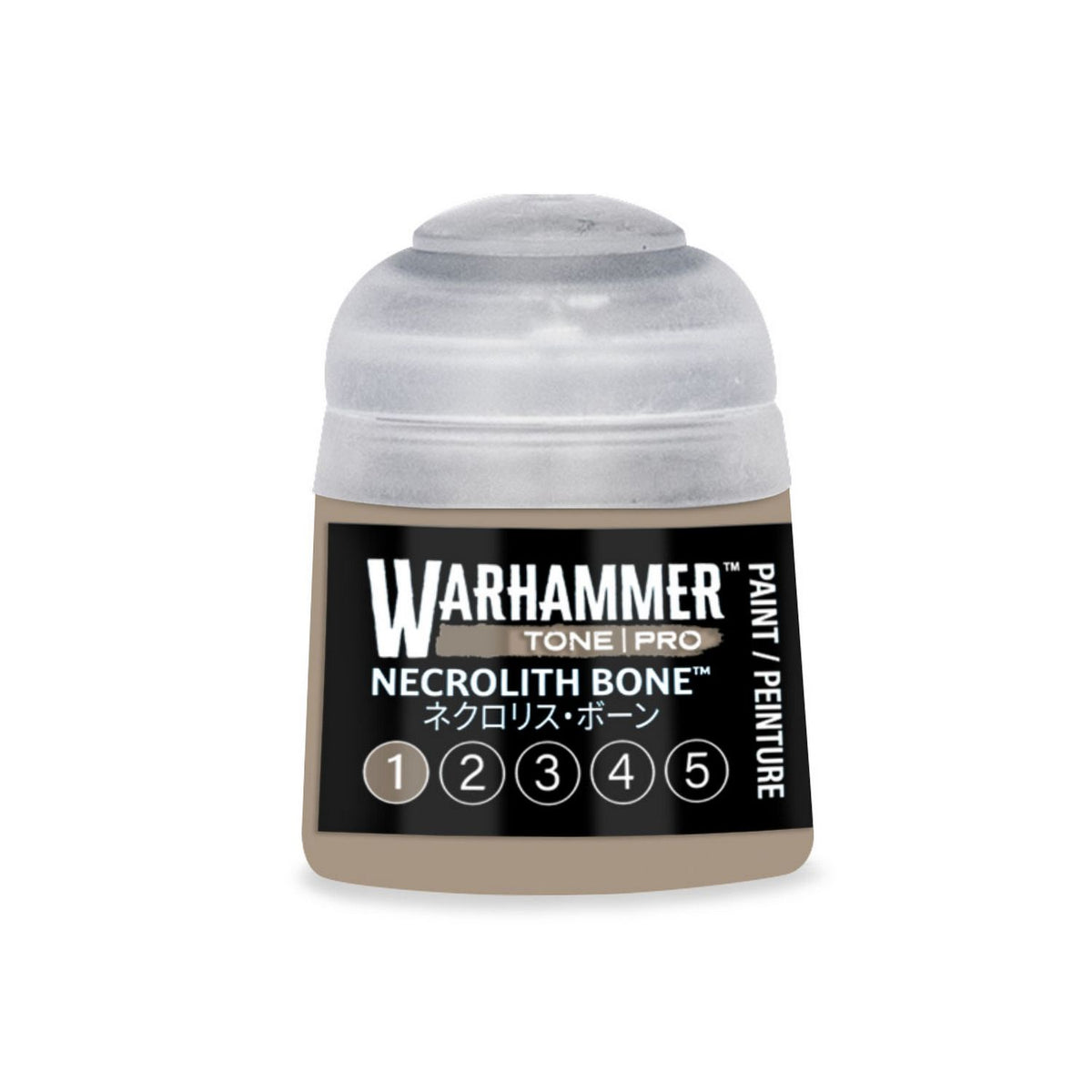 Warhammer Tone Pro: Necrolith Bone 1 Paint (12ml)