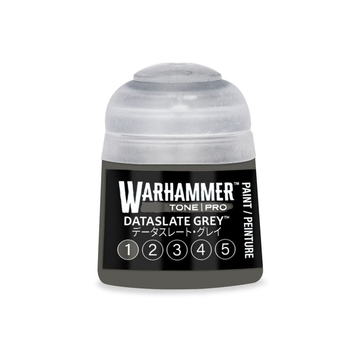 Warhammer Tone Pro: Dataslate Grey 1 Paint (12ml)