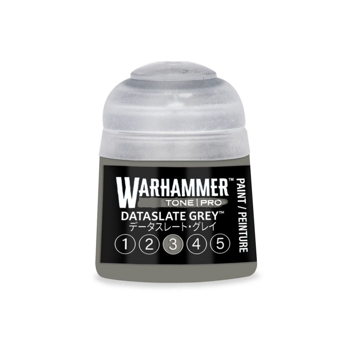 Warhammer Tone Pro: Dataslate Grey 3 Paint (12ml)