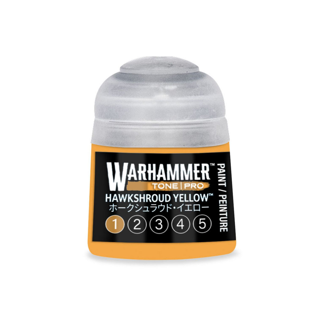 Warhammer Tone Pro: Hawkshroud Yellow 1 Paint (12ml)