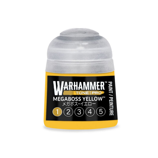 Warhammer Tone Pro: Megaboss Yellow 1 Paint (12ml)