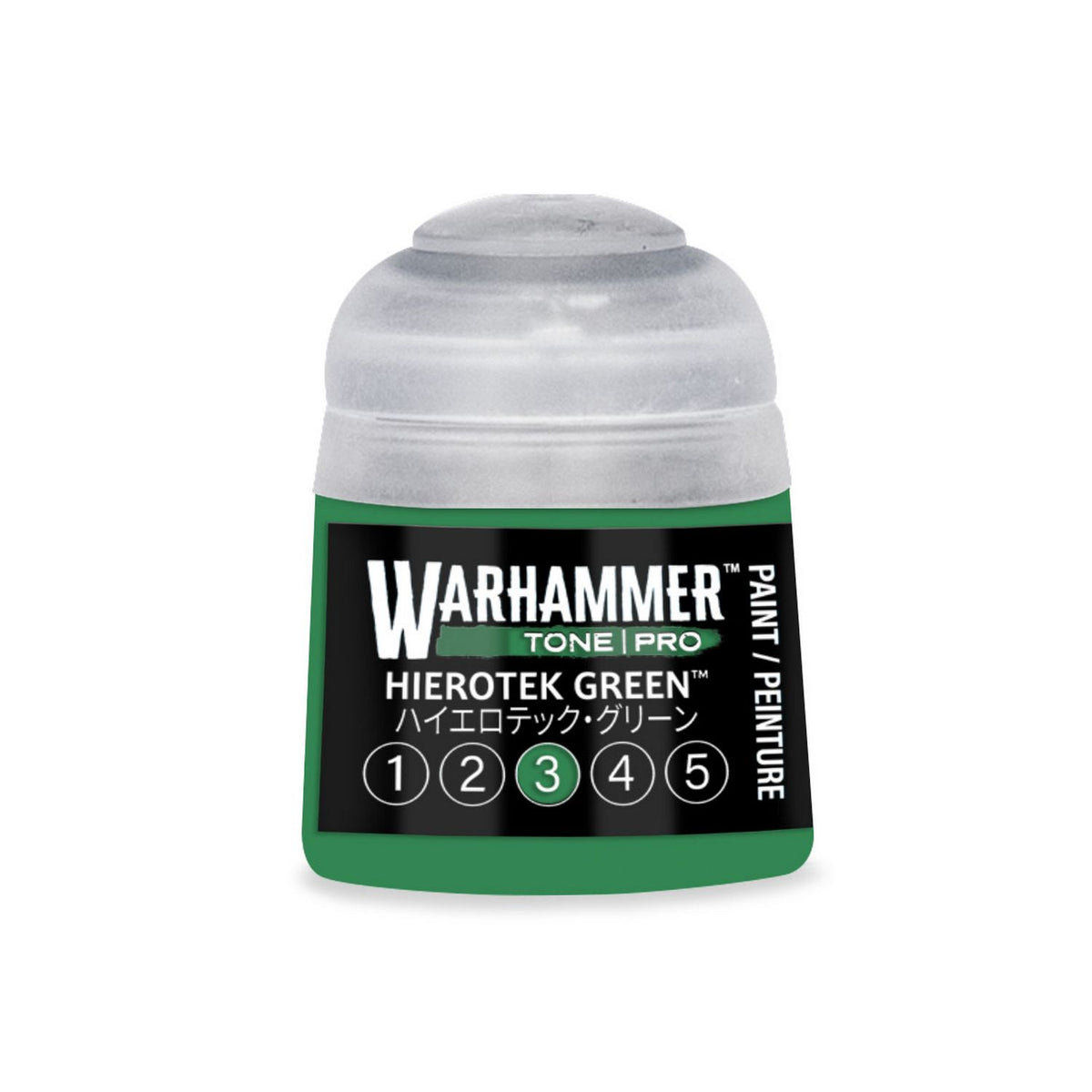 Warhammer Tone Pro: Hierotek Green 3 Paint (12ml)