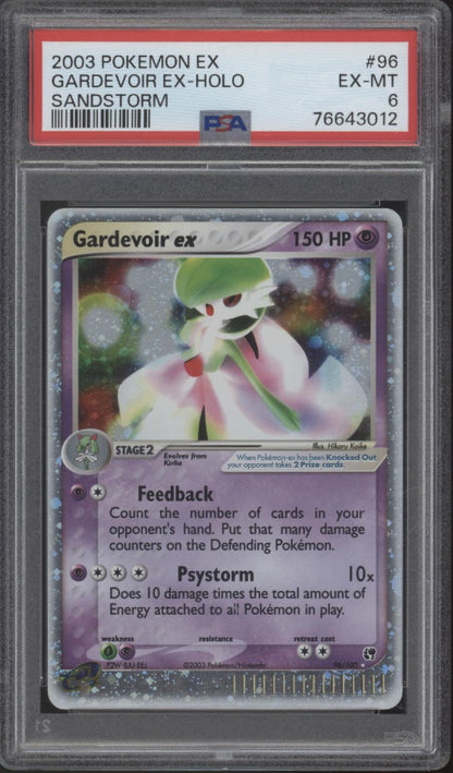 Gardevoir ex Pokemon Sandstorm #96 PSA 6