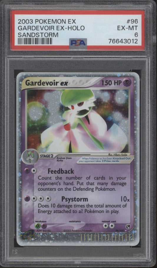 Gardevoir ex Pokemon Sandstorm #96 PSA 6