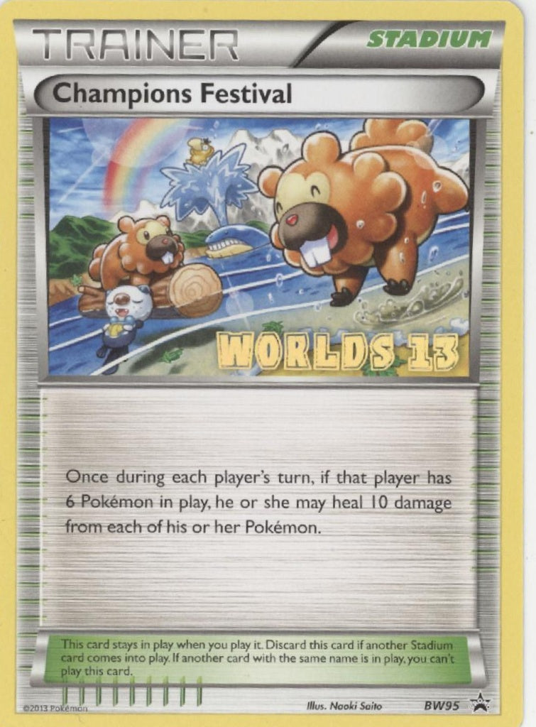 Champions Festival Pokemon Worlds 13 Promo #BW95、Collector Store LLC Gaming、kayou