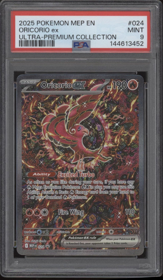 Oricorio ex Pokemon Mega Evolution Ultra Premium Collection #024 PSA 9 #3