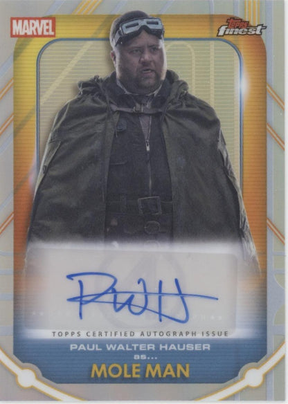 Paul Walter Hauser as Mole Man 2026 Finest Fantastic Four Refractor Auto #FA-PH