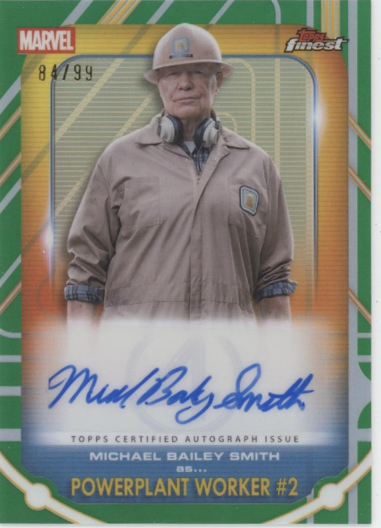 Michael Bailey Smith as Powerplant Worker #2 2026 Finest Marvel Auto 84/99