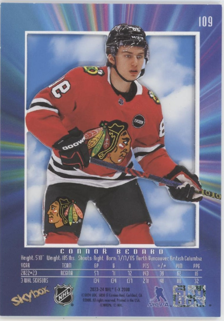 Connor Bedard 2023-24 Skybox E-X 2000 #109 #1