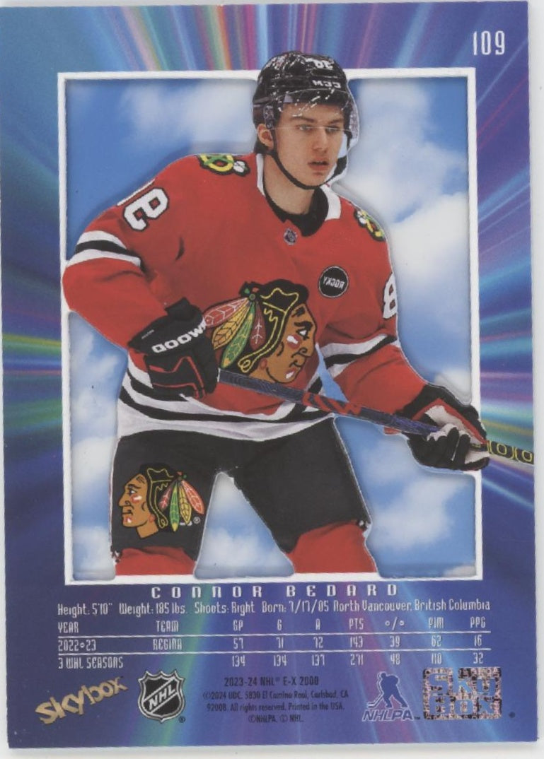 Connor Bedard 2023-24 Skybox E-X 2000 #109 #2