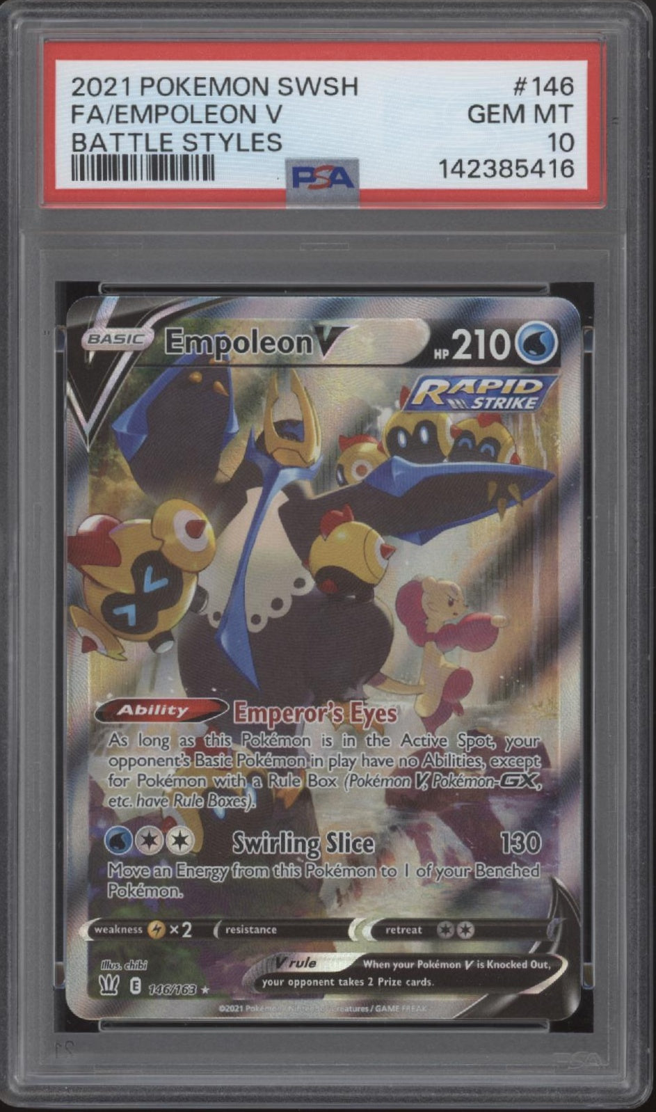 Empoleon V Pokemon Battle Styles Full Art #146 PSA 10、Collector Store LLC Gaming、kayou