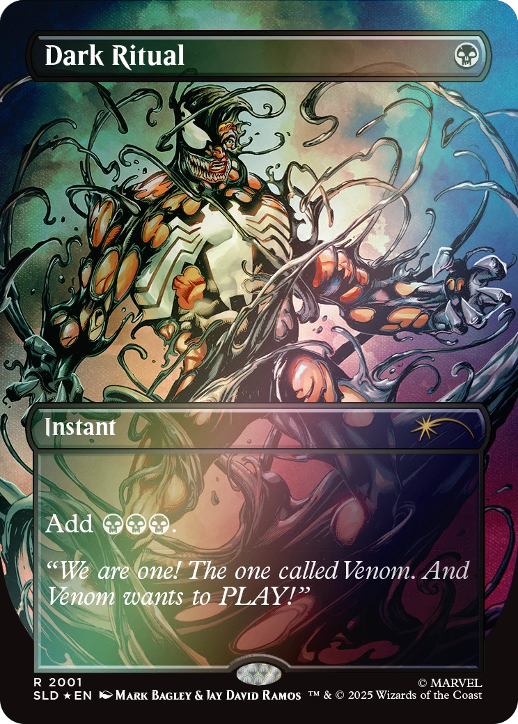 Magic the Gathering: Secret Lair x Marvel - Spider-Man: Venom Unleashed (Colors) [Rainbow Foil]