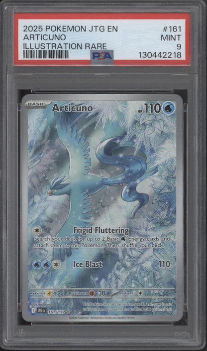 Articuno Pokemon Journey Together Illustration Rare #161 PSA 9 #2