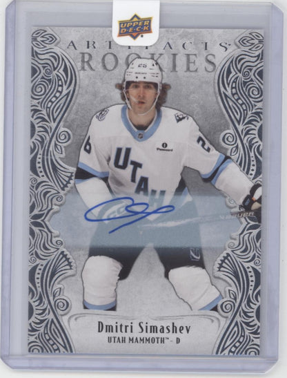 Dmitri Simashev 2025-26 Upper Deck Artifacts RC Auto #XIV