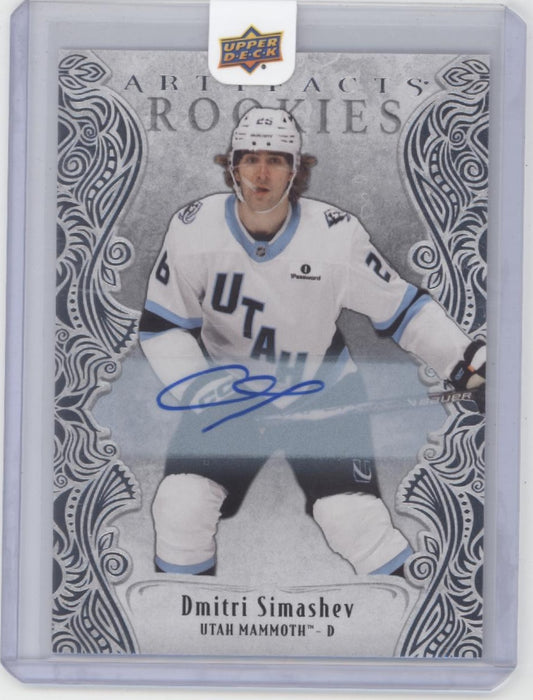 Dmitri Simashev 2025-26 Upper Deck Artifacts RC Auto #XIV