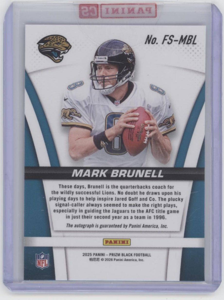 Mark Brunell 2025 Panini Prizm Black Auto #FS-MBL