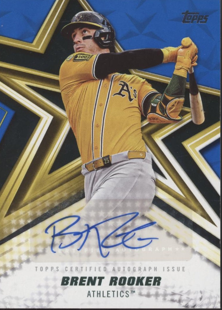 Brent Rooker 2026 Topps Stars Auto 141/150 #BSA-BRO