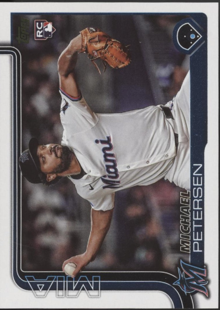 Michael Peterson 2025 Topps Update Series RC #US49