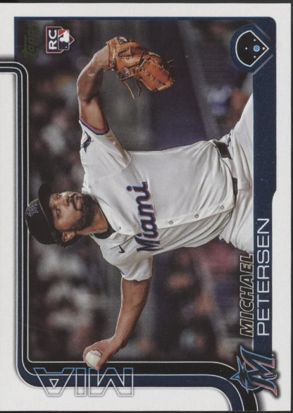 Michael Peterson 2025 Topps Update Series RC #US49