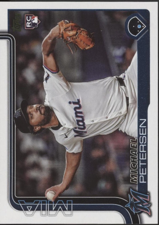 Michael Peterson 2025 Topps Update Series RC #US49