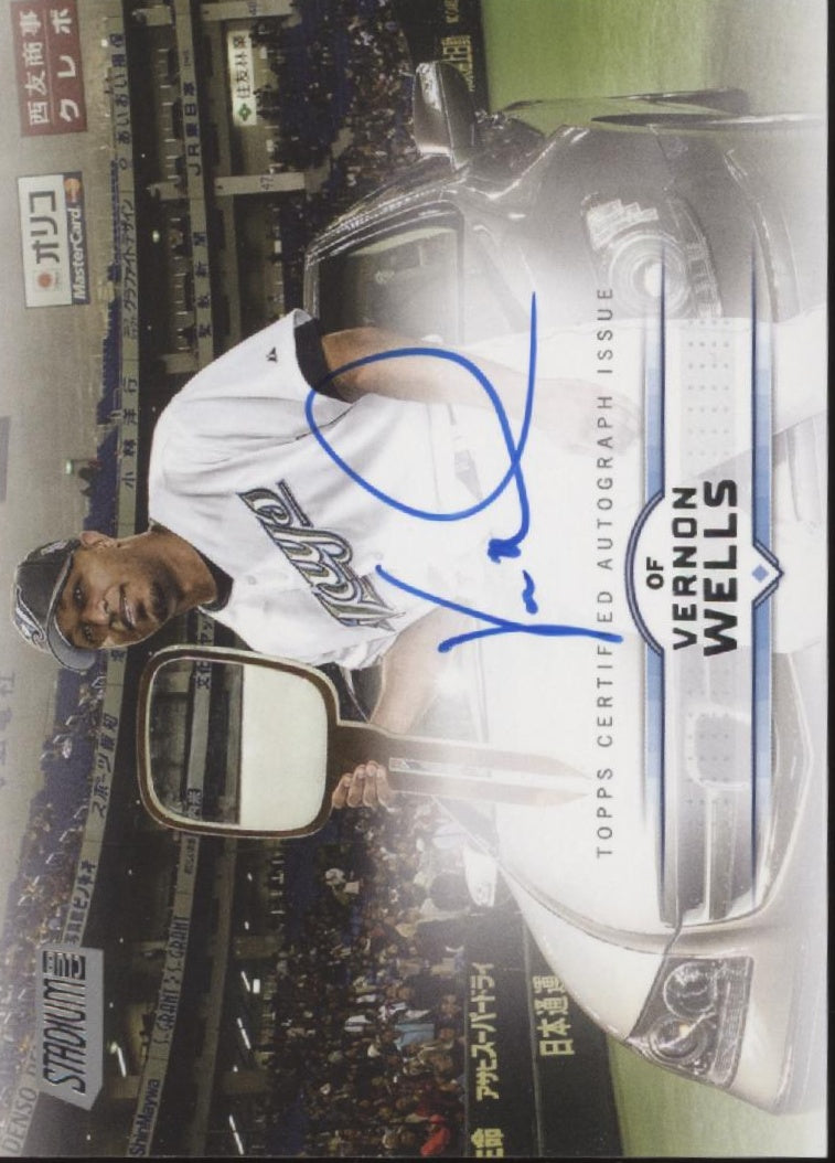 Vernon Wells 2025 Topps Stadium Club Auto #SCBA-VW