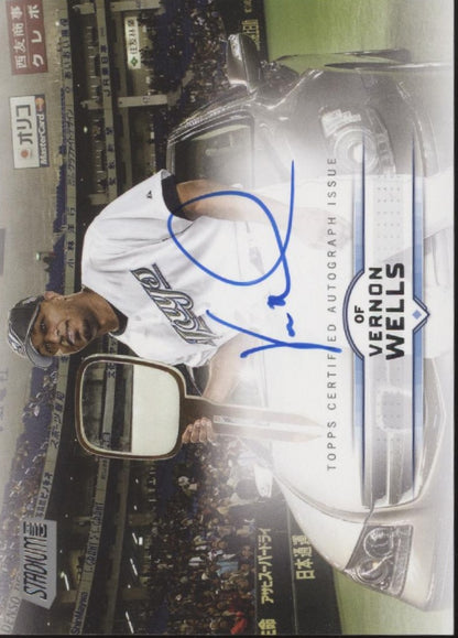 Vernon Wells 2025 Topps Stadium Club Auto #SCBA-VW