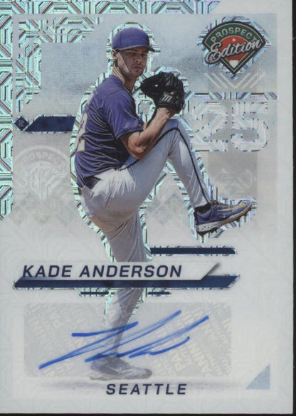 Kade Anderson 2025 Panini Prospect Edition Mojo Prizm Auto 07/25 #135