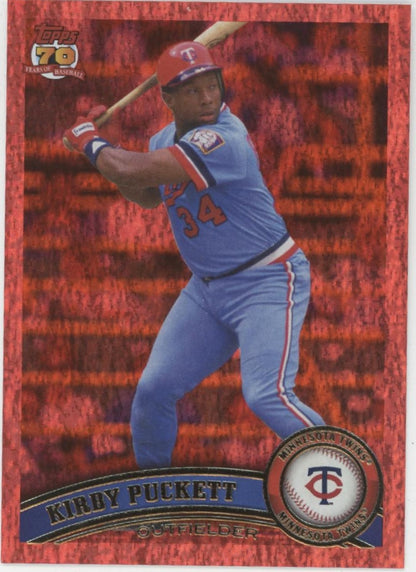 Kirby Puckett 2021 Topps 70 Years Red 20/50 #271