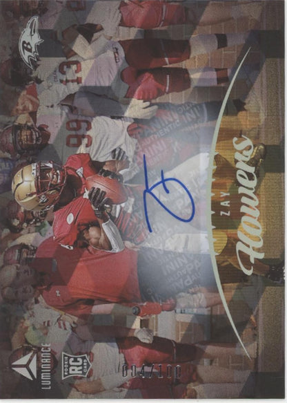 Zay Flowers 2023 Panini Luminance RC Auto 004/100 #183