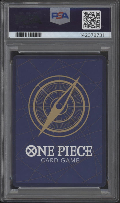 Nami One Piece Card Game OP01 Alternate Art Errata #016 PSA 10